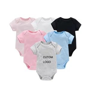 Custom Organic Cotton Newborn Baby Rompers - Image 4