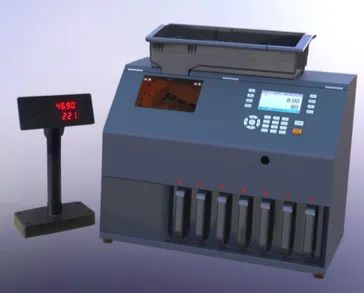 Professional 6+1 Ports Coin Sorter Wt-70 High Speed Coin Counter, Sorter, Coin Counting and Sorting Machine, Manufacture, Factory - Image 1