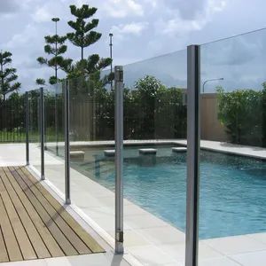 Customized Laminated Float Tempered Glass Railing Fence for Swimming Pool - Image 4