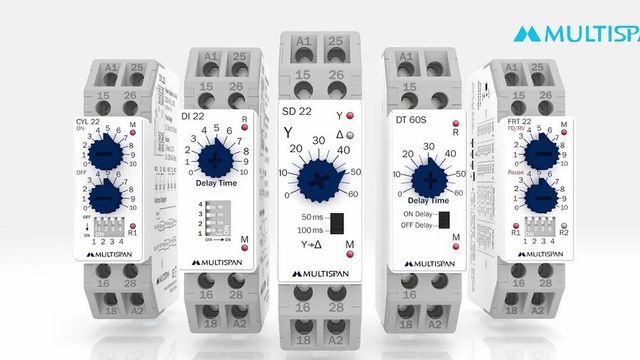 Multispan Analog Timers Type Analog Brand Multispan Mounting Din Rail Mounting Dimension(HXWXD)MM 90 X 22.5 - Image 5