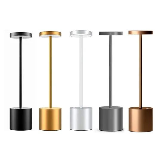 Modern Cordless Decorative Lamp Rechargeable Battery Restaurant LED Dining Table Lamps - Image 1