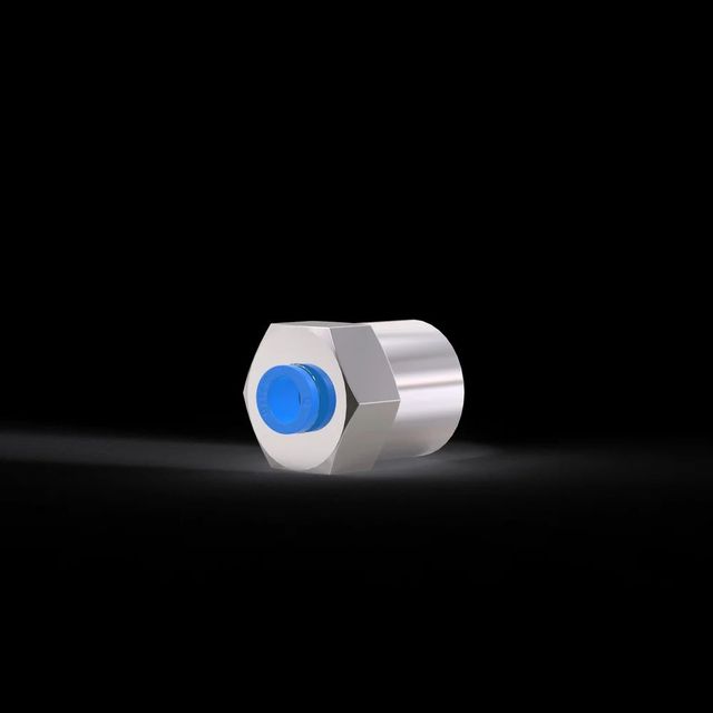 Female Connector -Uflow Automation Fluid Air Size 10 inch Color Silver No. of Pins 2 Max. Voltage 10 bar Material Stainless - Image 3