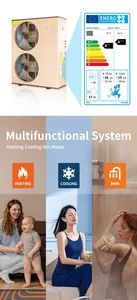 Air to Water Heat Pump Water Heater and Air Conditioner Heat Pump ...