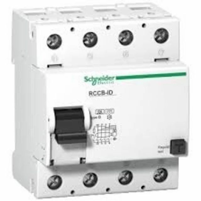 63 A Rccb Residual Current Circuit Breaker, 440V Type RCCB Voltage 440V Frequency 50 Hz Brand Schneider Senstivity - Image 2