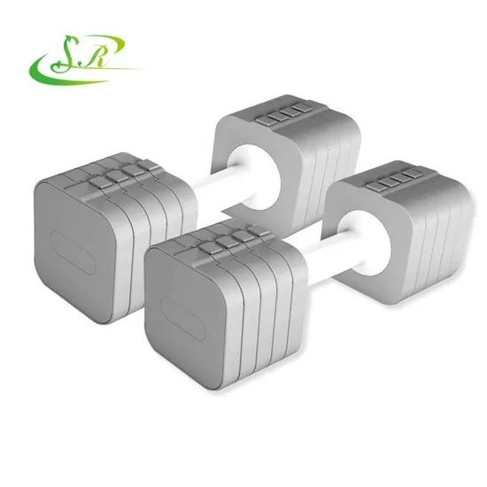 Home Gym Fitness 1-5kg Adjustable Weight ABS Square Dumbbell Set - Image 3