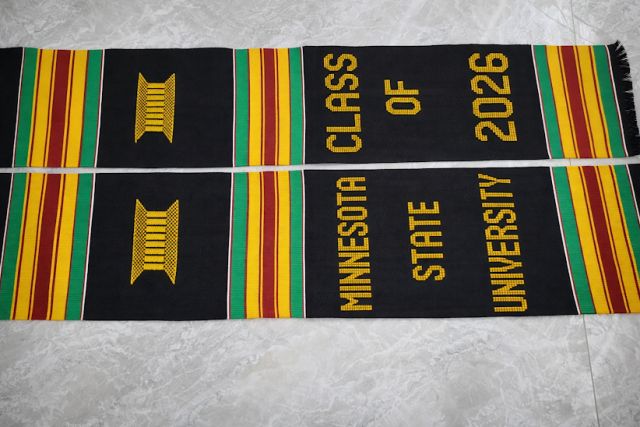 100% Rayon Kente Stoles - Black Quality We offer a range of vibrant colored stoles that are eye-catching & durable. This offer a range of vibrant colored Kentestoles that are not only eye-catching Sash and Stole - Image 2