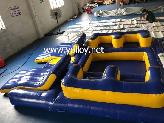 Support Raft Hs Code Floating Water Island 6 Person Inflatable Loung Raft Pool MOQ 1 Piece ...