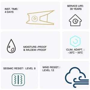 Expandable House Steel Folding Prefabricated Home Tiny Capsule House - Image 4