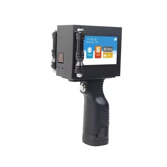 Handheld Inkjet Printer for Printing Date Code Batch Number on Inkjet Paper Box Exterior Packaging Box Inkjet Coding - Image 1