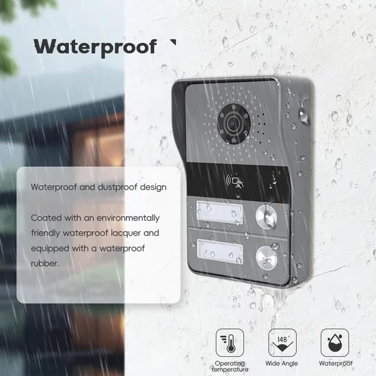 Big Screen Touch Screen Video Intercom IP Doorphone for Villa Smart Phone Remote Control - Image 2