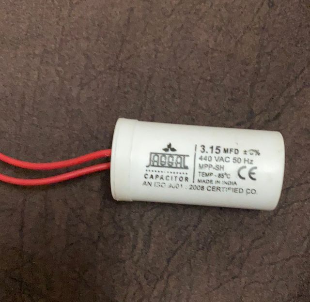 Jaggal Aluminium Electrolytic Fan Power Capacitor Color White Brand ...