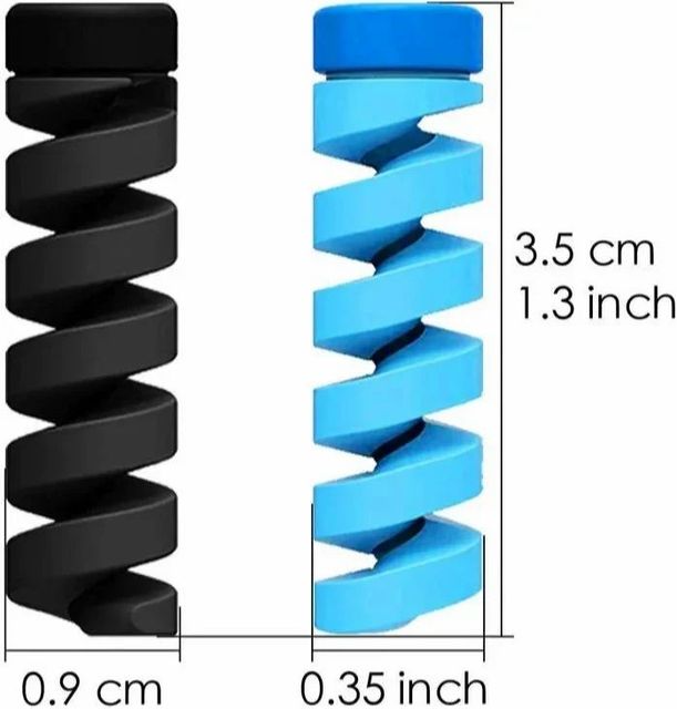 Silicone Spring Cable Protector, 4 Channels Color Any Shape Round Length 1.5 m Weights 50 Grams Packaging Type Box No of Channels 4 - Image 6