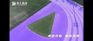Rubber Mixed PU Binder and Polyurethane Based Flooring Material Running Track - Image 6