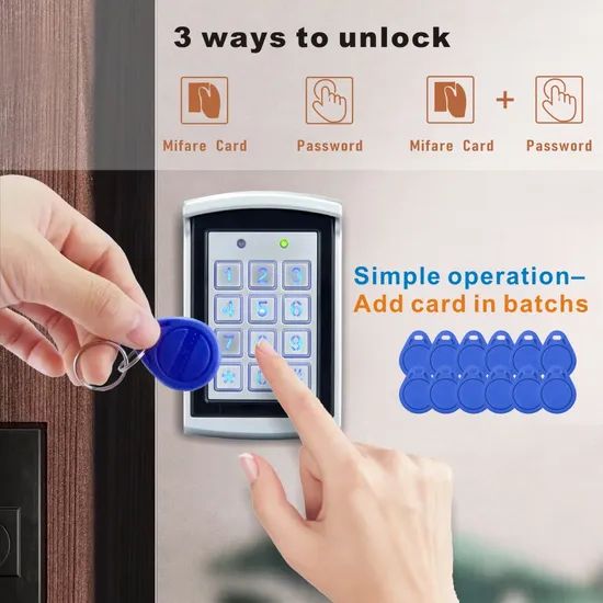 Standalone Metal Door Readers Access Control Keypad Waterproof RFID 125kHz - Image 3