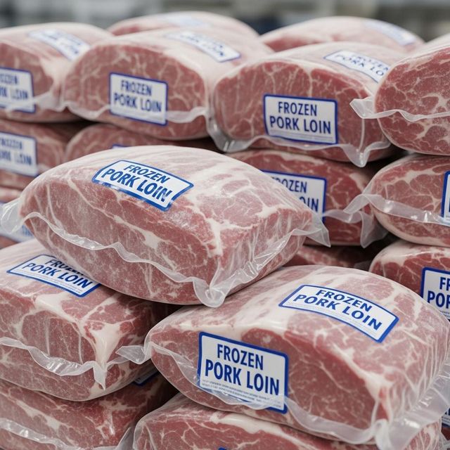 Premium Frozen Pork Loin Sliced Pork Loin Pieces 98% Lean Meat Fresh Frozen And Ready For Export Worldwide - Image 1
