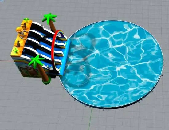 2023 New Giant Inflatable Frame Pool Filter Swimming Pool with Filter and Ladder - Image 6