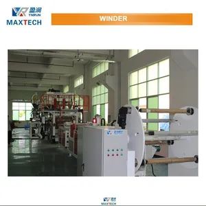 PS Thermoforming Sheet Extruder Machine HS Code 847720 Origin Shanghai Exhaust Exhaust Screw Single-Screw Model NO. YR120 150 - Image 5