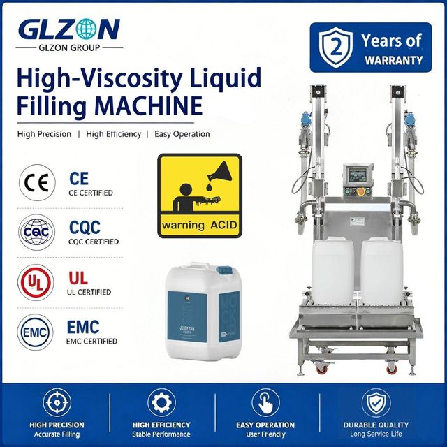 High-Viscosity Liquid Filler Jerry Can Filling Machine Adhesive Filling Machine Glue Filling Equipment Thinner Filling M - Image 2