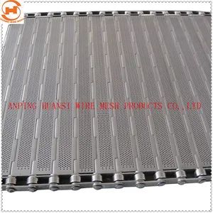 Metal Conveyor Chain Plate Slat Steel Hinged Belt - Image 3