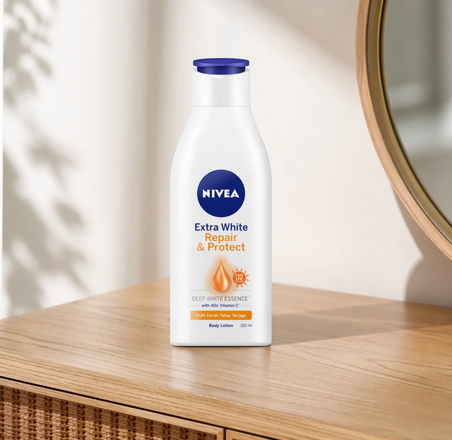 Nivea Body Cream Lotion Cream Extra White Night Nourishing Moisturizer Repair Protect Whitening Vitamin E C for Woman Al - Image 3