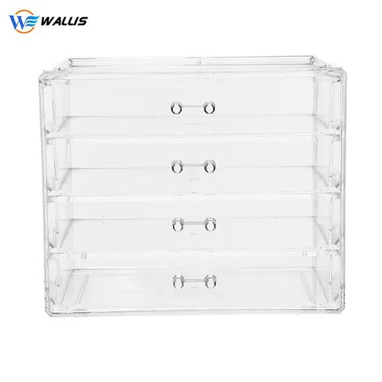 Large Four Drawer Transparent Acrylic Multilayer Drawer Cosmetic Storage Box Desktop Jewelry Storage Box - Image 4