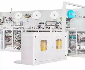 Full Automatic Mini Sanitary Pad Making Ultrasonic Day Use Sanitary Napkin Manufacturing Machine with Packing Machine - Image 2