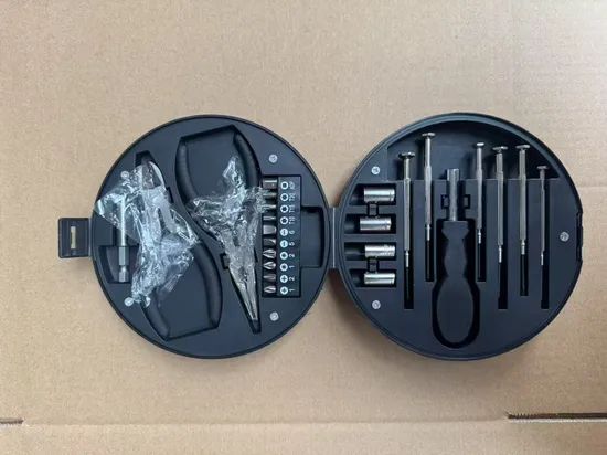 24PCS L Tire Shaped Hand Tool Set PP Carbon Steel Pliers Screwdrivers MOQ1000 15D - Image 3