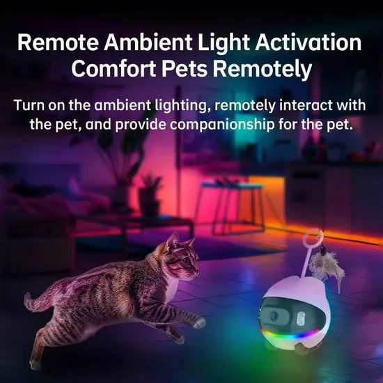 Intelligent Wireless IP Camera Smart Interactive Pet Security Robot with Night Vision - Image 2
