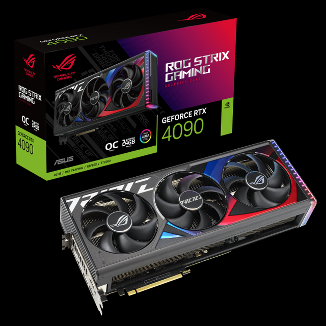 SMART-ASUS ROG STRIX NVIDIA GeForce RTX 4090 OC 24GB GDDR6X GPU Video Cards - Image 1