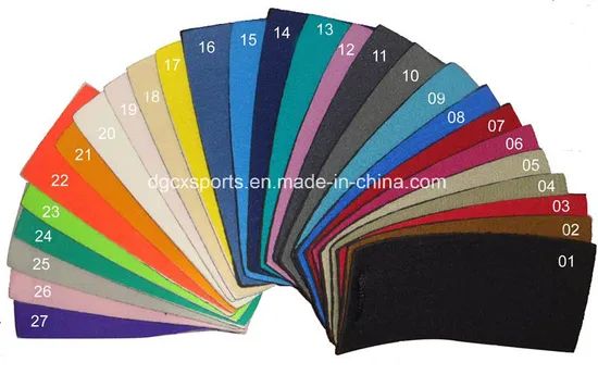 Embossing Neoprene Fabric for Sport Support Origin China Model NO. CM017 HS Code 4002499000 Transport Package Roll Color Black Rubber - Image 3
