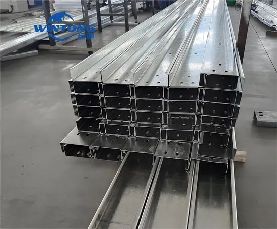 Solar Module Mounting C Steel Custom Length and Hole Punching - Image 6