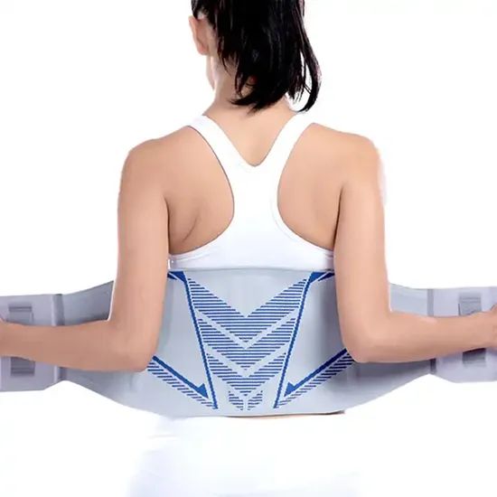 Knitted Back Pain Relief Breathable Waist Support Strap - Image 1
