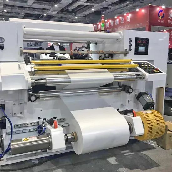 High Speed PLC Control Servo Motor Driven Slitting Rewind Machine - Image 2