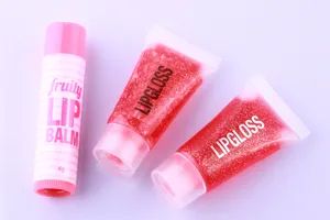 Lip Balm & Soft Tube Lip Gloss with Backing Card - Image 3