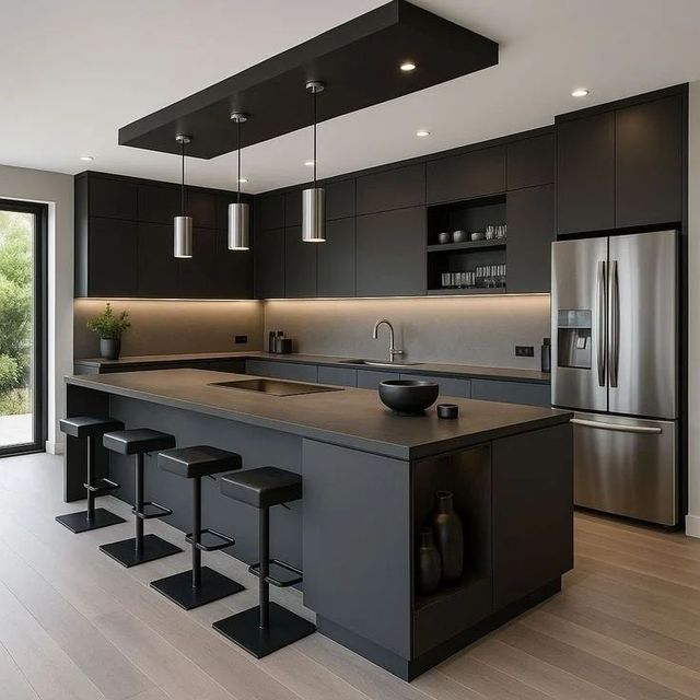 Modular Kitchen Service Kitchen Type All Shutter Finish All Kitchen Layout All Cabinet Core Material All Hardware Brands Kessebohmer, Hettich, Ebco, Blum, Hafele, Grass, - Image 3