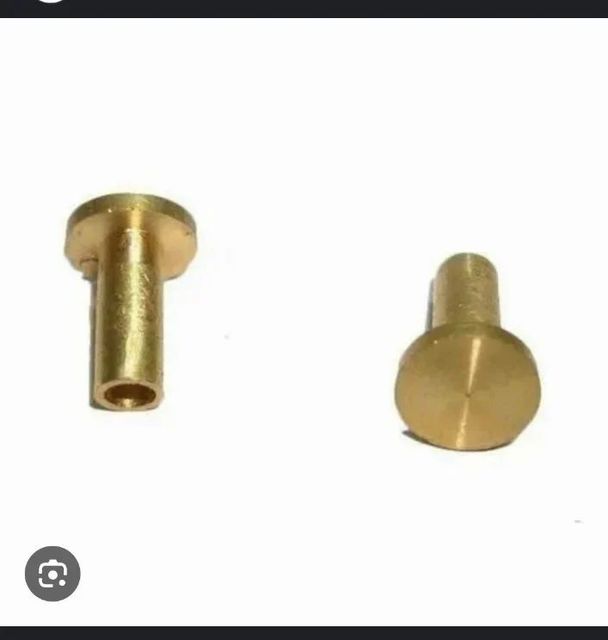 Brass Hollow Rivets Size 1-75mm Material Brass Color Customisable Strength High-strength Head Shape Customisable Finish Visually - Image 2