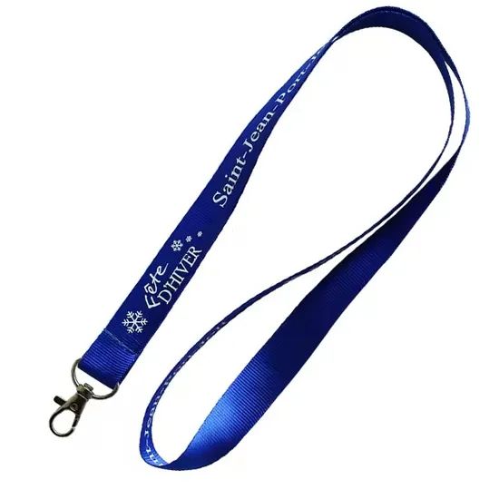 Personalized Printed Woven Nylon Polyester Lanyard Custom Plastic PVC Card Lanyards with ID Holder - Image 6