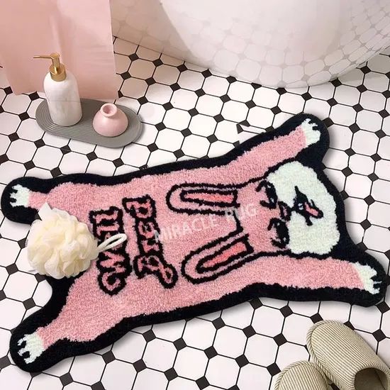 Washable TPR Rubber Rugs Absorbent Door Mats Runner Kitchen Mats Indoor Sublimation Rug - Image 4