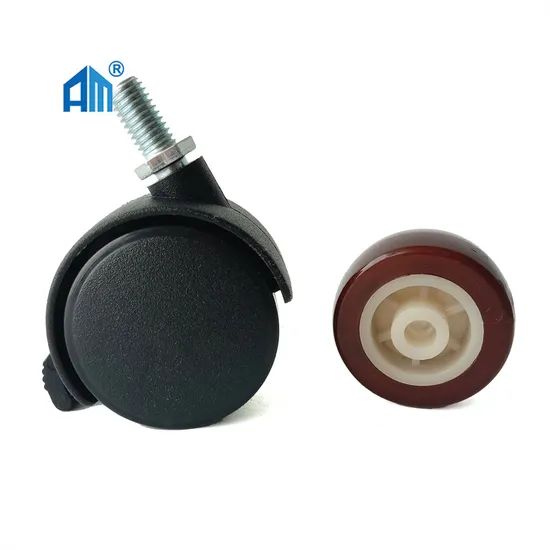 1 5 Inch 2 Inch Hardware for Furniture Caster Wheels with Brake PVC Furniture Caster Wheels - Image 4