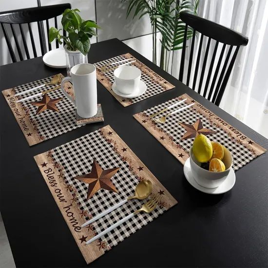 Custom Design Heat Resistant Table Place Mats for Home Restaurants - Image 3