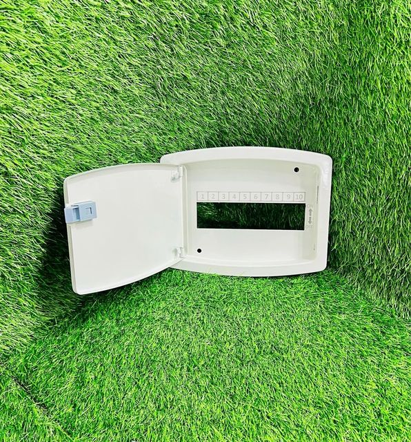 10 Way Spn Double Doors Mcb Box Box Type Spn Brand Shinify Powdercoating Color Havells Gray Material Mild Steel (MS), Mild Steel (ms) - Image 4
