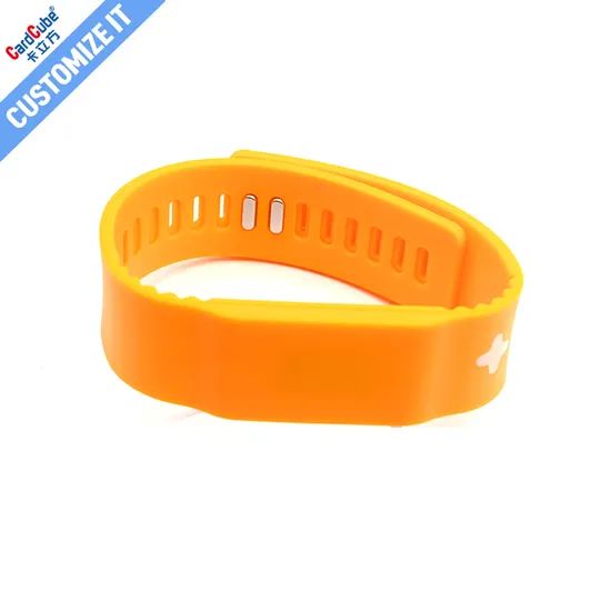 Full Color Printed Waterproof Porous Adjustable Silicone Bracelet - Image 1
