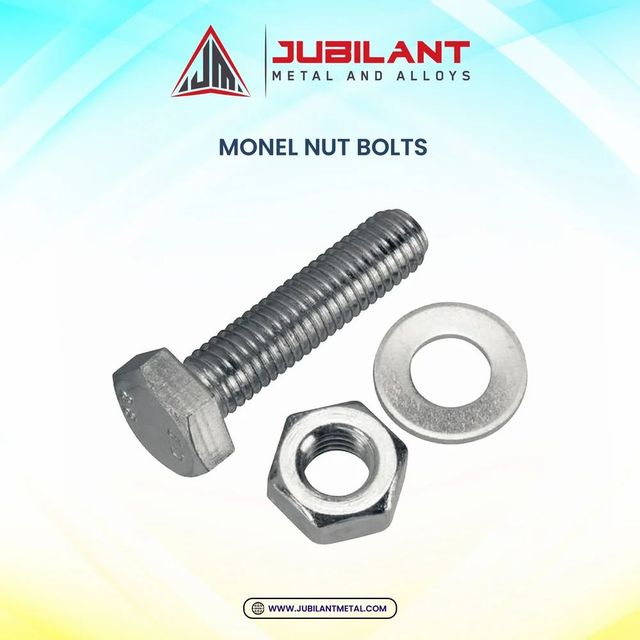 Monel Nut Bolts Grade Monel Strength High Diameter 10 mm Color SILVER GREY Brand INDIAN MAKE I Deal In New Only Quantity Per Pack 50 - Image 1