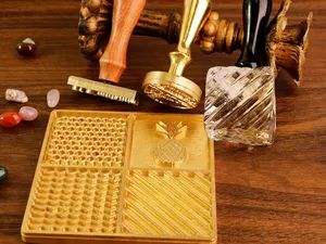 Factory Customized Brass Ice Mold with Customizable Pattern Size Ice Cube DIY Custom Ice Designer Tray - Image 6