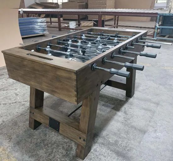 57 Inch Solid Wood Soccer Table Game Set Model L Brand Fpg Leg Wood Leg Origin China Trademark FPG Model NO. SF057 Bar Number - Image 3
