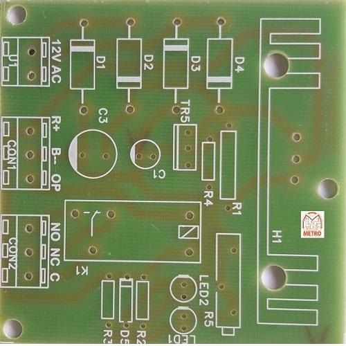 Fiberglass Epoxy Resin Single Layer PCB Efficiency 90% Min Line Width 0.40mm Board Thickness 8-10mm Material Fiberglass Epoxy - Image 1