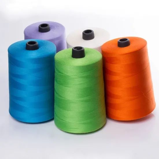 OEM Custom Bags Shoes Cotton Core Poly Thread Col Dtm Origin China Pattern Dyed MOQ 500cones Type Fancy Yarn Trademark - Image 1