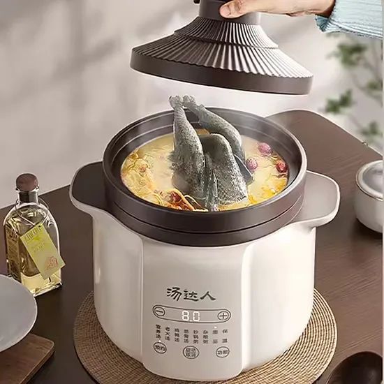 Smart Electric Stew Pot for Quick Boiling and Cooking - Image 2