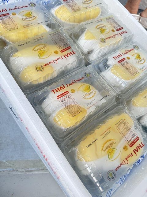 Premium Fresh Organic Whole Durian Mon Thong King of Fruits Original Taste From Thailand Rich & Creamy 500 g /pack (Whole) - Image 3