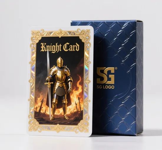 Printed Custom Playing Cards Game Flash Cards with Display Box - Image 4